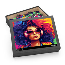 DistinctInk Jigsaw Puzzle with Living a Full Life Design for LGBTQ+ Pride