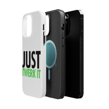 DistinctInk ToughCase for Apple iPhone, Compatible with MagSafe Charging - Just Twerk It