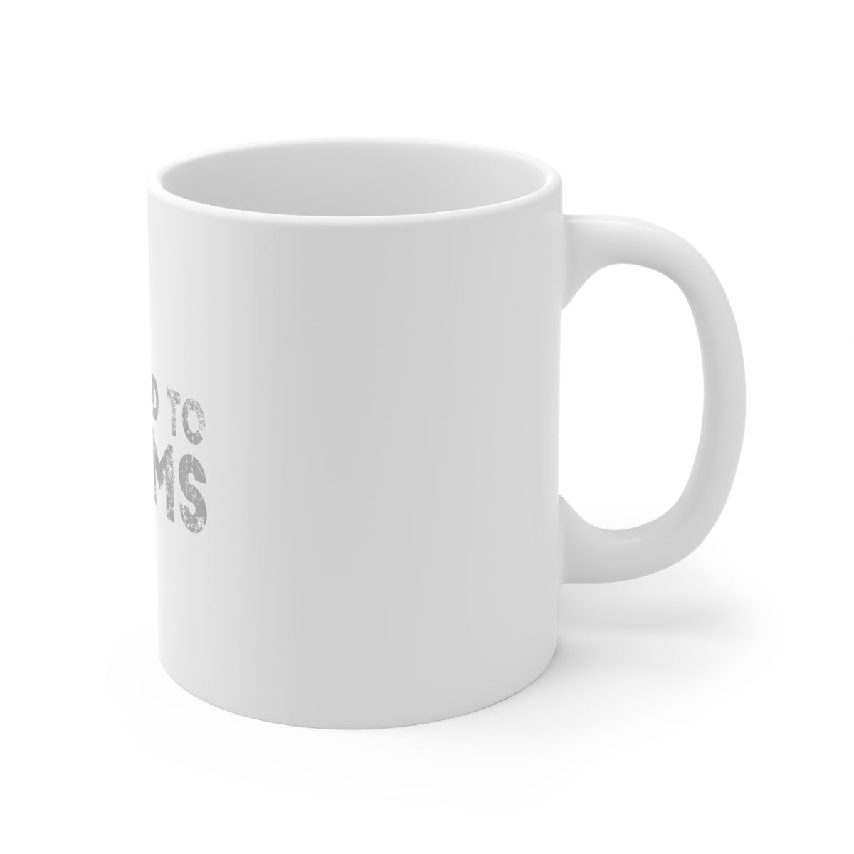 Glossy White Coffee / Tea Mug - Addicted to Drums, view 3