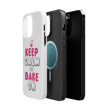 DistinctInk ToughCase for Apple iPhone, Compatible with MagSafe Charging - Keep Calm and Bake On