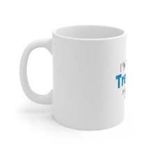 DistinctInk Glossy White Coffee / Tea Mug - I'm Totally Trending Right Now