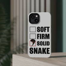 DistinctInk ToughCase for Apple iPhone, Compatible with MagSafe Charging - Soft Firm Solid Snake