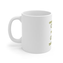 DistinctInk Glossy White Coffee / Tea Mug - Success Formula - Cigars & Coffee