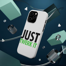 DistinctInk ToughCase for Apple iPhone, Compatible with MagSafe Charging - Just Twerk It
