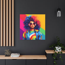 DistinctInk Canvas Wall Art with Living a Full Life for LGBTQ+ Pride