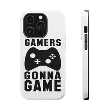 DistinctInk ToughCase for Apple iPhone, Compatible with MagSafe Charging - Gamers Gonna Game - Video Games