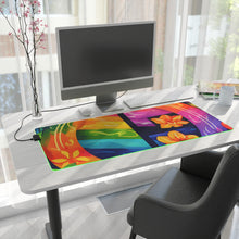 DistinctInk LED Gaming Mouse Pad with The Road to Fulfillment Design for LGBTQ+ Pride