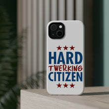 DistinctInk ToughCase for Apple iPhone, Compatible with MagSafe Charging - Hard Twerking Citizen