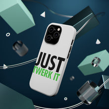 DistinctInk ToughCase for Apple iPhone, Compatible with MagSafe Charging - Just Twerk It