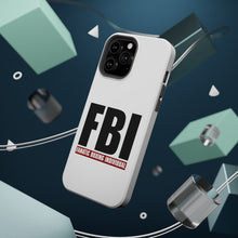 DistinctInk ToughCase for Apple iPhone, Compatible with MagSafe Charging - FBI Fanatic Boxing Individual