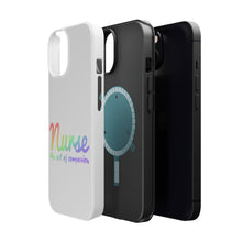 DistinctInk ToughCase for Apple iPhone, Compatible with MagSafe Charging - Nurse An Art of Compassion