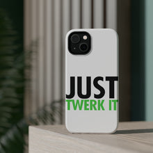DistinctInk ToughCase for Apple iPhone, Compatible with MagSafe Charging - Just Twerk It