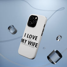 DistinctInk ToughCase for Apple iPhone, Compatible with MagSafe Charging - Love When My Wife Lets Me Go to Casino