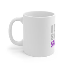 DistinctInk Glossy White Coffee / Tea Mug - I Don't Sweat I Sparkle