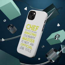 DistinctInk ToughCase for Apple iPhone, Compatible with MagSafe Charging - Chef Amazing Culinary Master