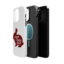 DistinctInk ToughCase for Apple iPhone, Compatible with MagSafe Charging - Proud Bunny Mom - Rabbit