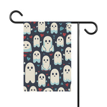 DistinctInk Garden & House Banner / Flag with Skelephants and Ghostly Ghouls Design for Halloween