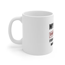 DistinctInk Glossy White Coffee / Tea Mug - Job Is Top Secret - Don’t Know What I'm Doing