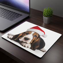 DistinctInk Mouse Pad - 1/4" Foam Rubber - Basset Hound Puppy