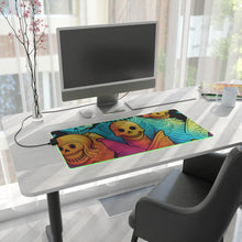 DistinctInk LED Gaming Mouse Pad with The Joy of Connecting Design for Halloween  LGBTQ+ Pride