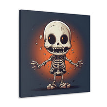 DistinctInk Canvas Wall Art with Skelly's Halloween Bash for Halloween