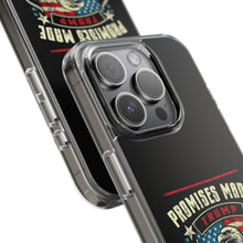DistinctInk Hybrid (Acrylic/TPU) Clear Slim Fit Case for Apple iPhone | Trump: Promises Made, Promises Kept - Conservative