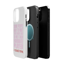 DistinctInk ToughCase for Apple iPhone, Compatible with MagSafe Charging - I Raised My Favorite Player