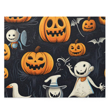 DistinctInk Jigsaw Puzzle with The Halloween Spell Design for Halloween