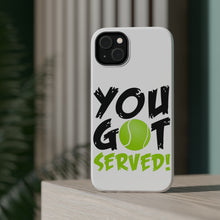 DistinctInk ToughCase for Apple iPhone, Compatible with MagSafe Charging - You Got Served Tennis
