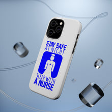 DistinctInk ToughCase for Apple iPhone, Compatible with MagSafe Charging - Stay Safe at Night Sleep With a Nurse