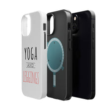 DistinctInk ToughCase for Apple iPhone, Compatible with MagSafe Charging - Yoga and Leggings