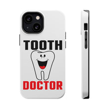 DistinctInk ToughCase for Apple iPhone, Compatible with MagSafe Charging - Tooth Doctor Dentist