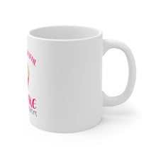 DistinctInk Glossy White Coffee / Tea Mug - Be a Beautiful Cupcake in a World of Muffins