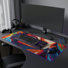 DistinctInk LED Gaming Mouse Pad with Addictive Adventure Story Design for LGBTQ+ Pride