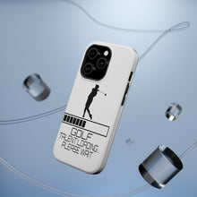 DistinctInk ToughCase for Apple iPhone, Compatible with MagSafe Charging - Golf Talent Loading Please Wait