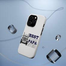 DistinctInk ToughCase for Apple iPhone, Compatible with MagSafe Charging - Best Truckin' Papa Ever