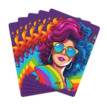 DistinctInk Playing Poker Cards with Life's Unforgettable Moments Design for LGBTQ+ Pride