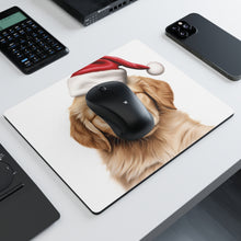 DistinctInk Mouse Pad - 1/4" Foam Rubber - Golden Retriever Puppy Drawing