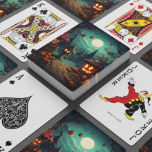 DistinctInk Playing / Poker Cards with Trick or Treat Fun Design for Halloween