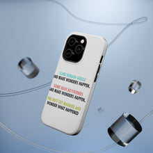 DistinctInk ToughCase for Apple iPhone, Compatible with MagSafe Charging - Some Single, Some Boyfriends, Rest Married