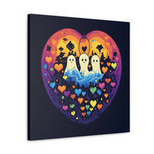 DistinctInk Canvas Wall Art with A Life Of Adventure for Halloween LGBTQ+ Pride