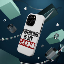 DistinctInk ToughCase for Apple iPhone, Compatible with MagSafe Charging - Twerking is My Cardio