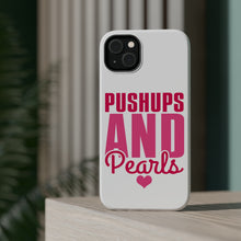 DistinctInk ToughCase for Apple iPhone, Compatible with MagSafe Charging - Pushups and Pearls