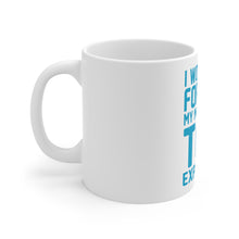 DistinctInk Glossy White Coffee / Tea Mug - I Won't Cry For You My Mascara's Too Expensive