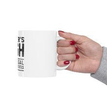 DistinctInk Glossy White Coffee / Tea Mug - Runner's High Still Legal in All 50 States