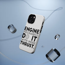 DistinctInk ToughCase for Apple iPhone, Compatible with MagSafe Charging - Engine Mechanics Do It With More Thrust