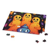 DistinctInk Jigsaw Puzzle with Finding Your Purpose in Life Design for Halloween  LGBTQ+ Pride