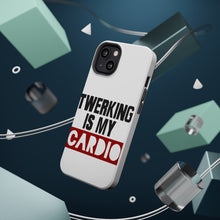 DistinctInk ToughCase for Apple iPhone, Compatible with MagSafe Charging - Twerking is My Cardio