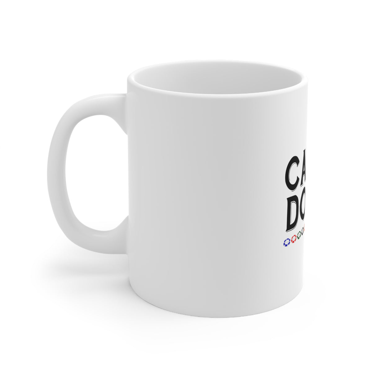 Glossy White Coffee / Tea Mug - Casino Donor - Blackjack Gambling, view 2