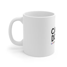 DistinctInk Glossy White Coffee / Tea Mug - Casino Donor - Blackjack Gambling